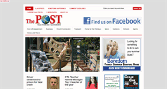 Desktop Screenshot of cedarspringspost.com